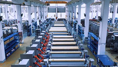 ورش إنتاج متقدمة ذكية مخصصة لمعدات الزجاج الشمسي الكهروضوئي