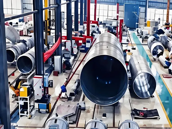 ورشة متقدمة رقمية متخصصة في تصنيع أوعية الضغط