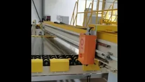 آلة الفصل الأوتوماتيكية وناقل وسيور ناقلة أسطوانية للألواح الزجاجية 