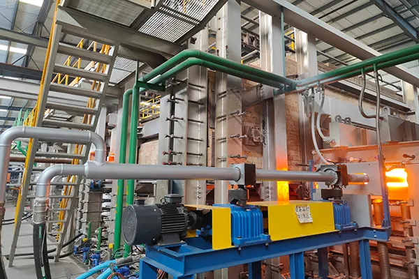 وحدة التحريك الأفقية لفرن صهر الزجاج