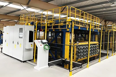 نظام النقل والتخزين المتحرك للألواح الزجاجية