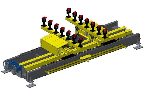 ماكينة الكسر (الفصل) الطولي للألواح الزجاجية