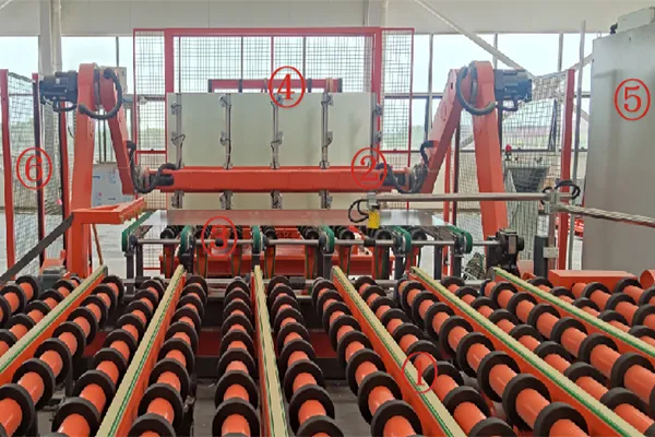 نظام التكديس الزجاجي الآلي