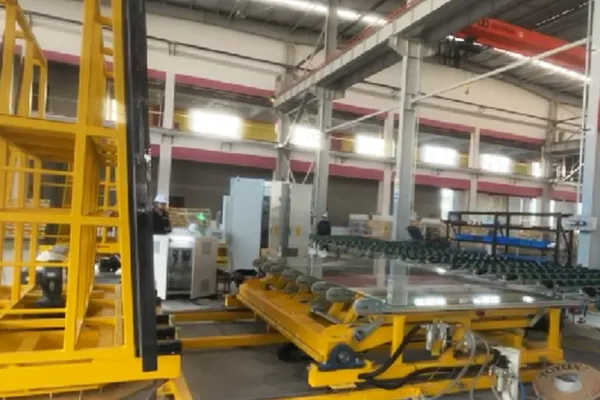 ماكينة تحميل الزجاج الأوتوماتيكية