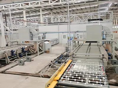 ماكينة أوتوماتيكية أفقية لغسل ألواح الزجاج الشمسي