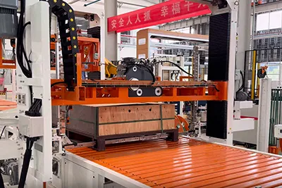 خط تغليف أوتوماتيكي للألواح الزجاجية المكدسة