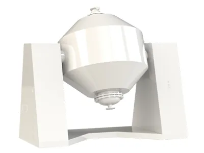 جهاز فراغي مزدوج المخروط لتجفيف ومزج المواد بدقة (خلاط بلندر)، مع الحفاظ على جودتها وخصائصها