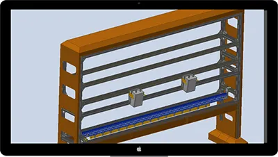 نظام فحص محاذاة شريط الزجاج وقطع الألواح