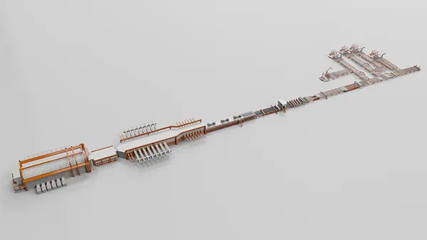 خط إنتاج الزجاج العائم/ الطافي