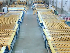 معدات المرحلة الباردة (معدات قطع الزجاج، معدات نقل الزجاج أو نظام النقل، معدات تكديس الزجاج أو رص الزجاج)